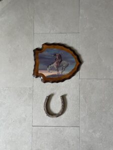Horse Shoe and Plaque