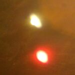 Bright lights showing other beings